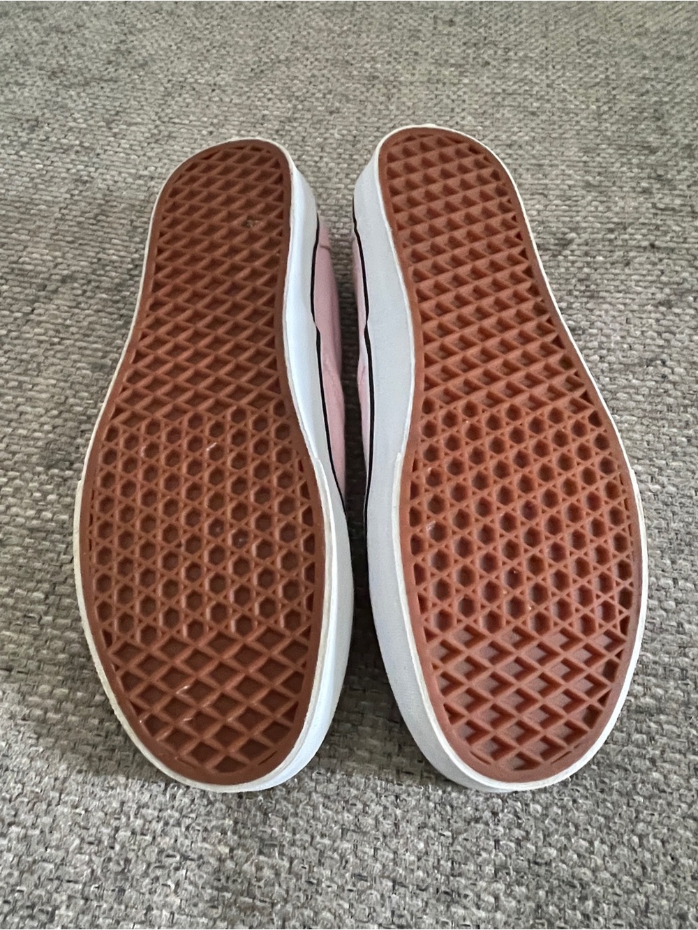 Mens Slip-On Canvas Vans, Blush Pink, Excellent Condition, size 12 - Picture 6 of 9